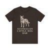 Australian Cattle Dog Dad Shirt, Vintage Dog Sketch Tee, Dog Dad Gift