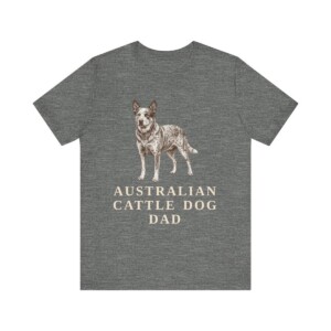 Australian Cattle Dog Dad Shirt, Vintage Dog Sketch Tee, Dog Dad Gift Australian Cattle Dog Dad Shirt, Vintage Dog Sketch Tee, Dog Dad Gift
