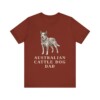 Australian Cattle Dog Dad Shirt, Vintage Dog Sketch Tee, Dog Dad Gift