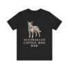 Australian Cattle Dog Dad Shirt, Vintage Dog Sketch Tee, Dog Dad Gift