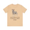 Australian Cattle Dog Dad Shirt, Vintage Dog Sketch Tee, Dog Dad Gift