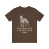 Australian Cattle Dog Dad Shirt, Vintage Dog Sketch Tee, Dog Dad Gift