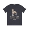 Australian Cattle Dog Dad Shirt, Vintage Dog Sketch Tee, Dog Dad Gift