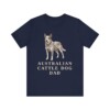 Australian Cattle Dog Dad Shirt, Vintage Dog Sketch Tee, Dog Dad Gift
