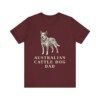 Australian Cattle Dog Dad Shirt, Vintage Dog Sketch Tee, Dog Dad Gift