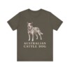 Australian Cattle Dog Lover Shirt, Vintage Dog Sketch Tee, Dog Lover Gift