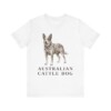 Australian Cattle Dog Lover Shirt, Vintage Dog Sketch Tee, Dog Lover Gift