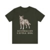 Australian Cattle Dog Lover Shirt, Vintage Dog Sketch Tee, Dog Lover Gift