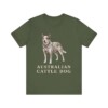 Australian Cattle Dog Lover Shirt, Vintage Dog Sketch Tee, Dog Lover Gift
