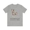 Australian Cattle Dog Lover Shirt, Vintage Dog Sketch Tee, Dog Lover Gift