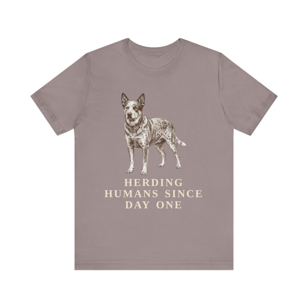 Australian Cattle Dog Humor Shirt, Vintage Dog Sketch Tee, Dog Humor Gift