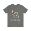 Australian Kelpie Dad Shirt, Vintage Dog Sketch Tee, Dog Dad Gift