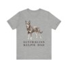 Australian Kelpie Dad Shirt, Vintage Dog Sketch Tee, Dog Dad Gift