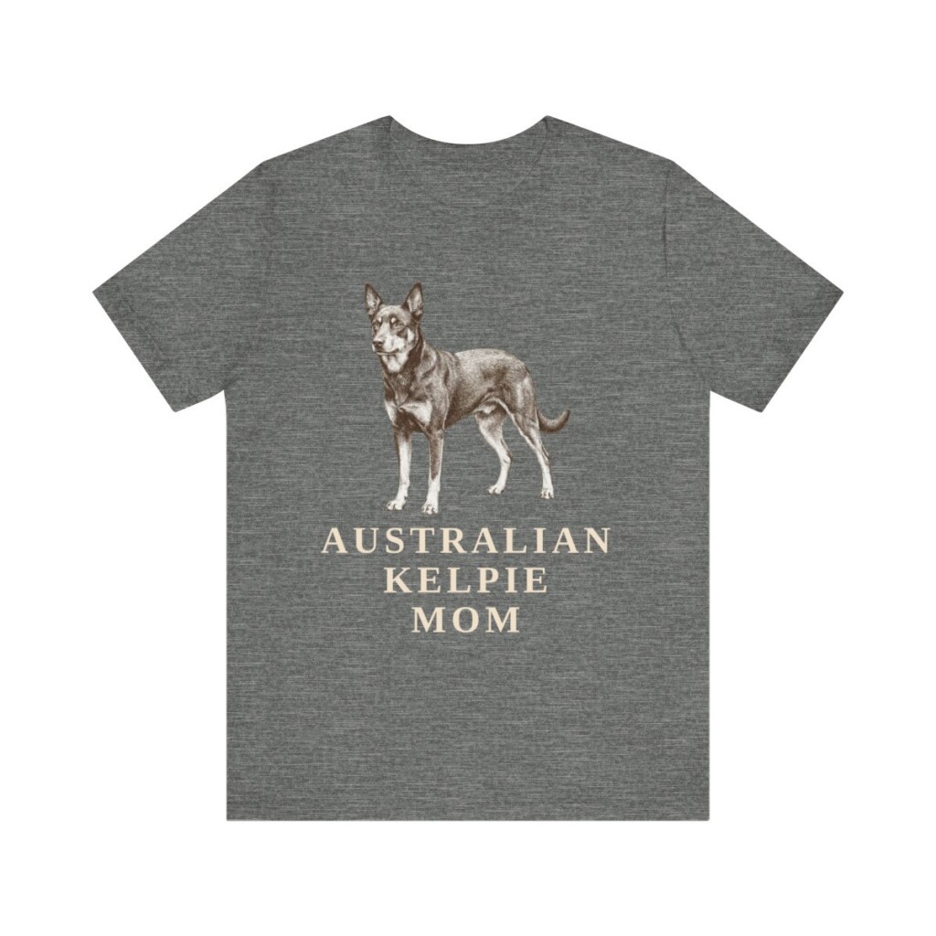 Australian Kelpie Mom Shirt, Vintage Dog Sketch Tee, Dog Mom Gift Australian Kelpie Mom Shirt, Vintage Dog Sketch Tee, Dog Mom Gift