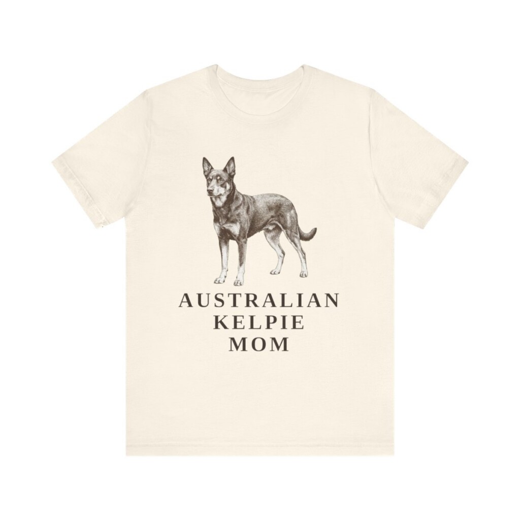 Australian Kelpie Mom Shirt, Vintage Dog Sketch Tee, Dog Mom Gift Australian Kelpie Mom Shirt, Vintage Dog Sketch Tee, Dog Mom Gift