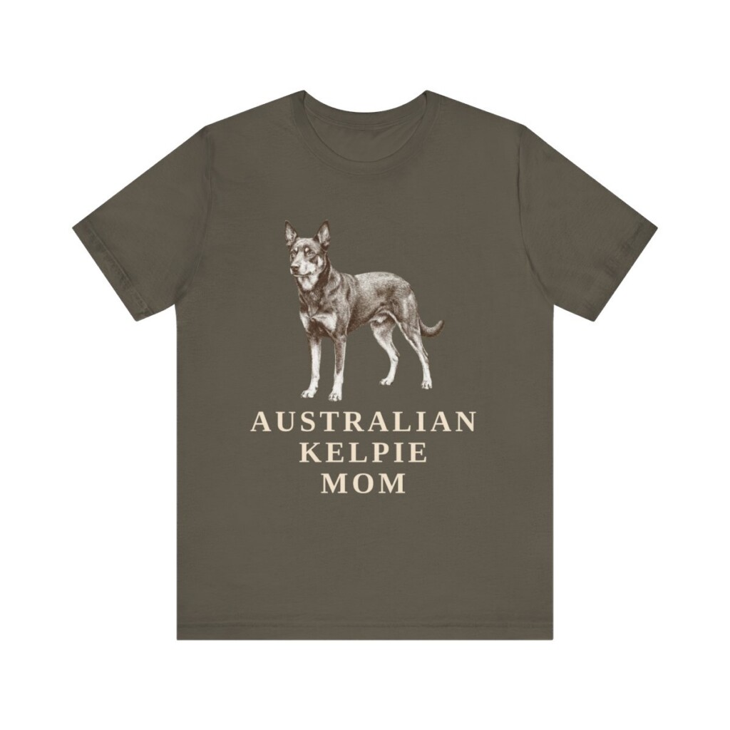 Australian Kelpie Mom Shirt, Vintage Dog Sketch Tee, Dog Mom Gift Australian Kelpie Mom Shirt, Vintage Dog Sketch Tee, Dog Mom Gift