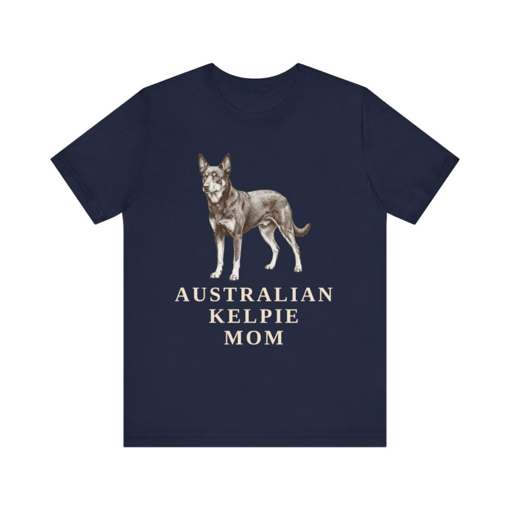 Australian Kelpie Mom Shirt, Vintage Dog Sketch Tee, Dog Mom Gift Australian Kelpie Mom Shirt, Vintage Dog Sketch Tee, Dog Mom Gift