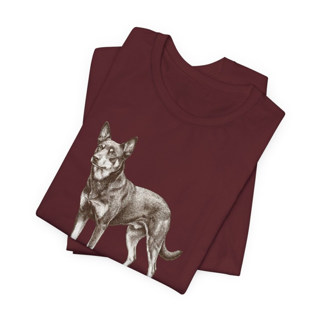 Australian Kelpie Mom Shirt, Vintage Dog Sketch Tee, Dog Mom Gift Australian Kelpie Mom Shirt, Vintage Dog Sketch Tee, Dog Mom Gift