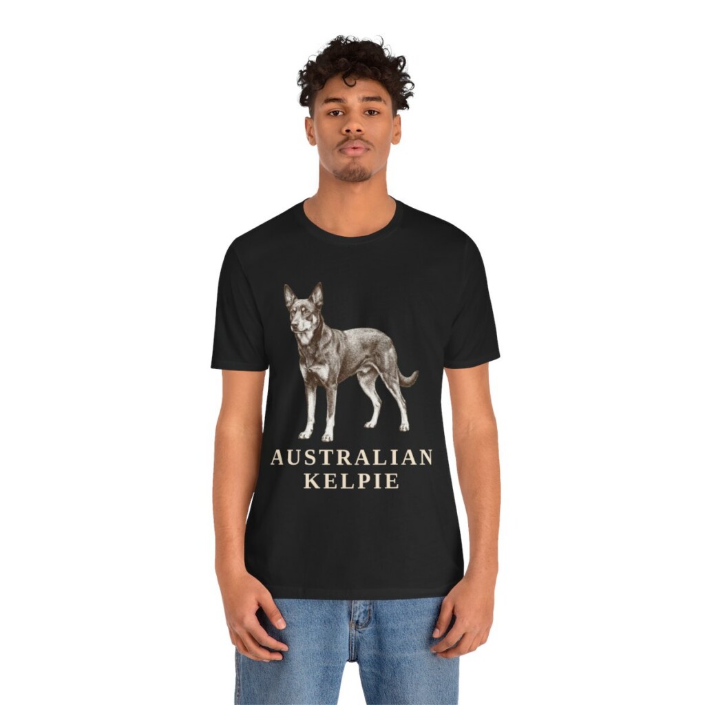 Australian Kelpie Lover Shirt, Vintage Dog Sketch Tee, Dog Lover Gift Australian Kelpie Lover Shirt, Vintage Dog Sketch Tee, Dog Lover Gift