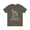Australian Kelpie Humor Shirt, Vintage Dog Sketch Tee, Dog Humor Gift