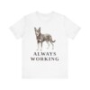 Australian Kelpie Humor Shirt, Vintage Dog Sketch Tee, Dog Humor Gift