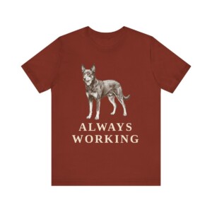 Australian Kelpie Humor Shirt, Vintage Dog Sketch Tee, Dog Humor Gift