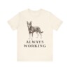 Australian Kelpie Humor Shirt, Vintage Dog Sketch Tee, Dog Humor Gift