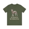 Australian Kelpie Humor Shirt, Vintage Dog Sketch Tee, Dog Humor Gift