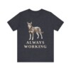 Australian Kelpie Humor Shirt, Vintage Dog Sketch Tee, Dog Humor Gift