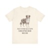 Australian Shepherd Mom Shirt, Vintage Dog Sketch Tee, Dog Mom Gift