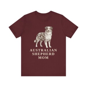 Australian Shepherd Mom Shirt, Vintage Dog Sketch Tee, Dog Mom Gift