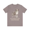 Australian Shepherd Lover Shirt, Vintage Dog Sketch Tee, Dog Lover Gift Australian Shepherd Lover Shirt, Vintage Dog Sketch Tee, Dog Lover Gift