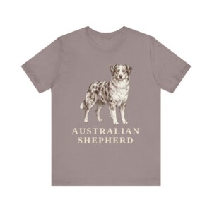 Australian Shepherd Lover Shirt, Vintage Dog Sketch Tee, Dog Lover Gift