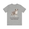 Australian Shepherd Lover Shirt, Vintage Dog Sketch Tee, Dog Lover Gift Australian Shepherd Lover Shirt, Vintage Dog Sketch Tee, Dog Lover Gift