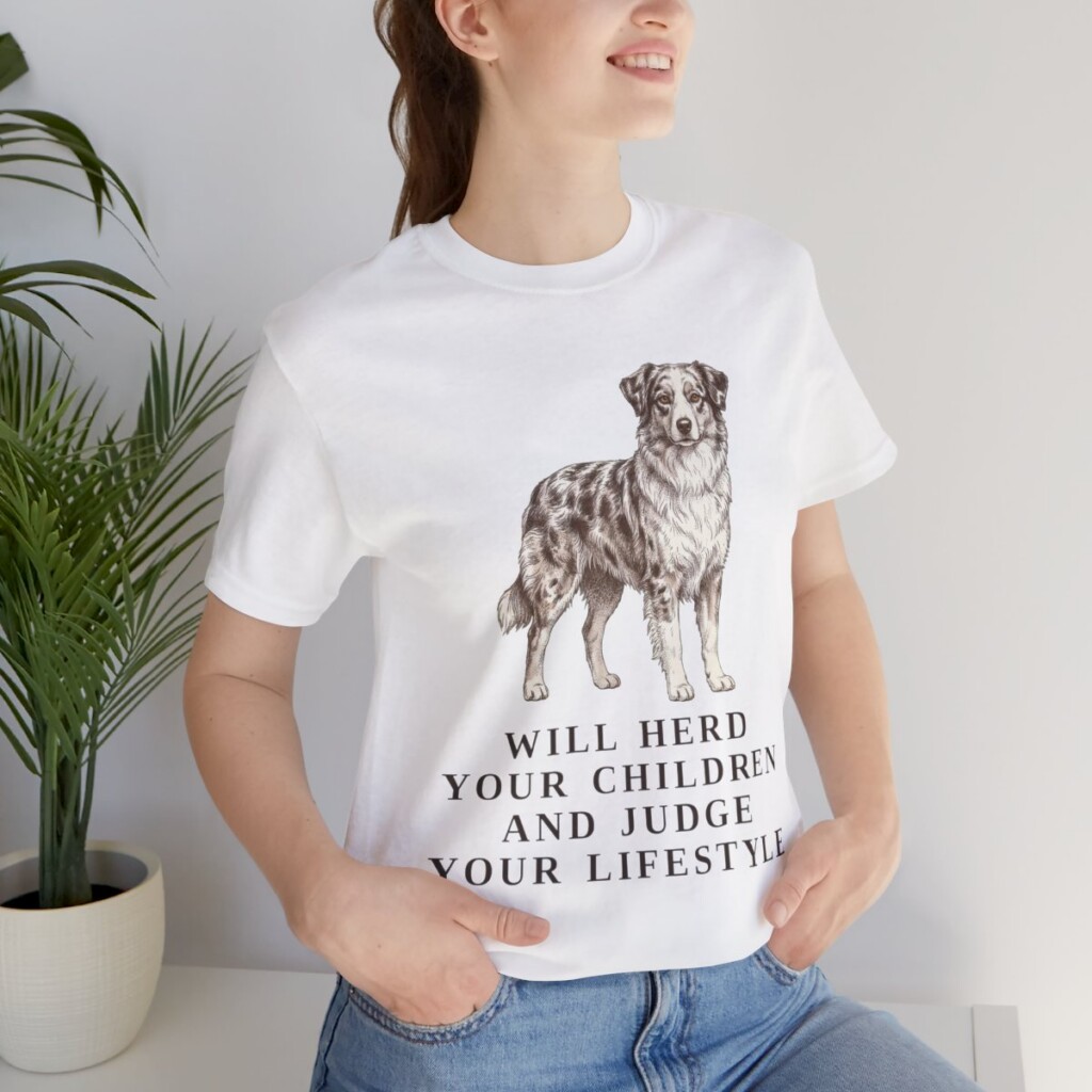Australian Shepherd Humor Shirt, Vintage Dog Sketch Tee, Dog Humor Gift Australian Shepherd Humor Shirt, Vintage Dog Sketch Tee, Dog Humor Gift