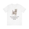 Australian Terrier Dad Shirt, Vintage Dog Sketch Tee, Dog Dad Gift