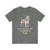 Australian Terrier Dad Shirt, Vintage Dog Sketch Tee, Dog Dad Gift