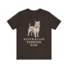 Australian Terrier Dad Shirt, Vintage Dog Sketch Tee, Dog Dad Gift