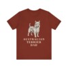 Australian Terrier Dad Shirt, Vintage Dog Sketch Tee, Dog Dad Gift