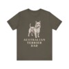 Australian Terrier Dad Shirt, Vintage Dog Sketch Tee, Dog Dad Gift