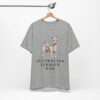 Australian Terrier Dad Shirt, Vintage Dog Sketch Tee, Dog Dad Gift