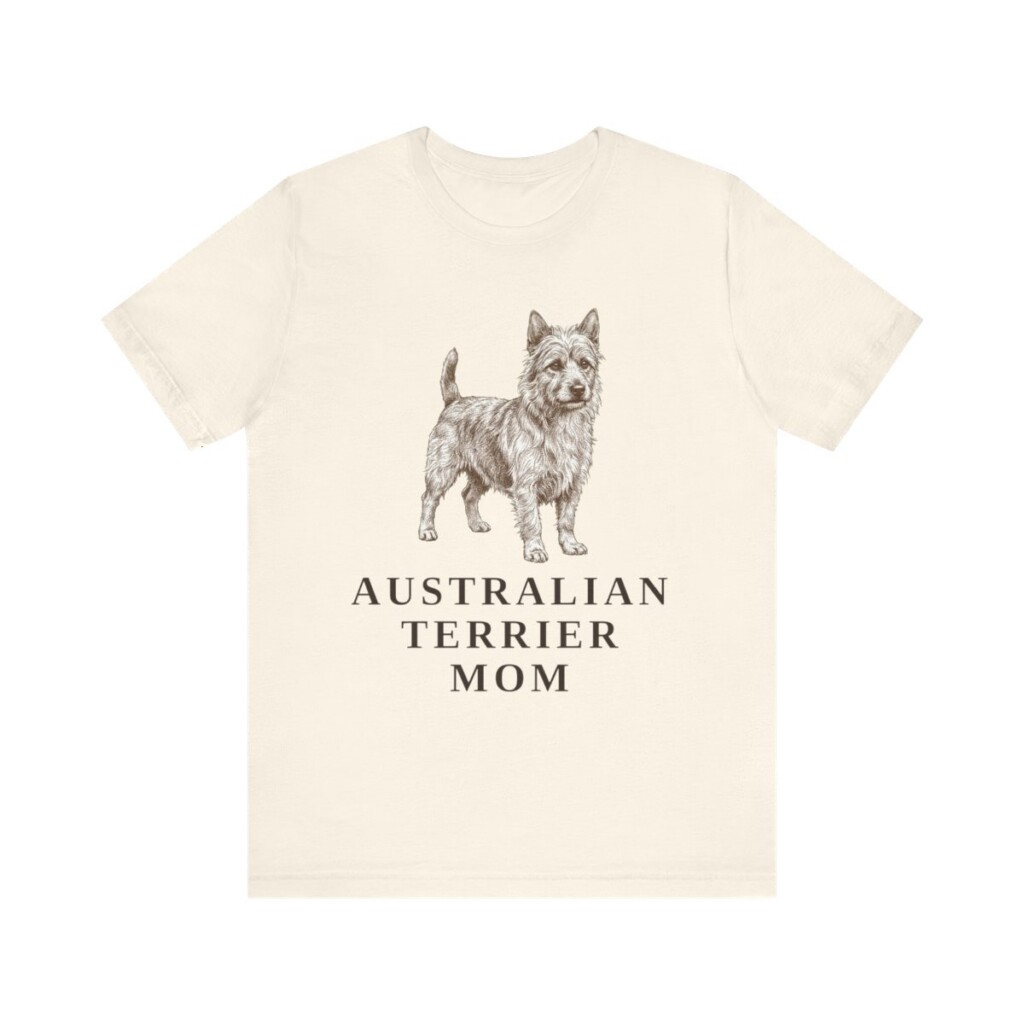 Australian Terrier Mom Shirt, Vintage Dog Sketch Tee, Dog Mom Gift Australian Terrier Mom Shirt, Vintage Dog Sketch Tee, Dog Mom Gift
