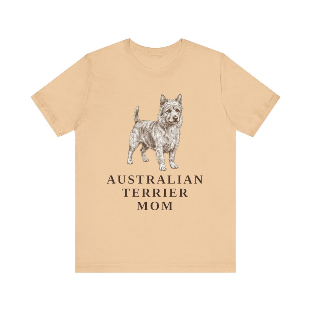 Australian Terrier Mom Shirt, Vintage Dog Sketch Tee, Dog Mom Gift Australian Terrier Mom Shirt, Vintage Dog Sketch Tee, Dog Mom Gift
