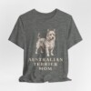 Australian Terrier Mom Shirt, Vintage Dog Sketch Tee, Dog Mom Gift Australian Terrier Mom Shirt, Vintage Dog Sketch Tee, Dog Mom Gift