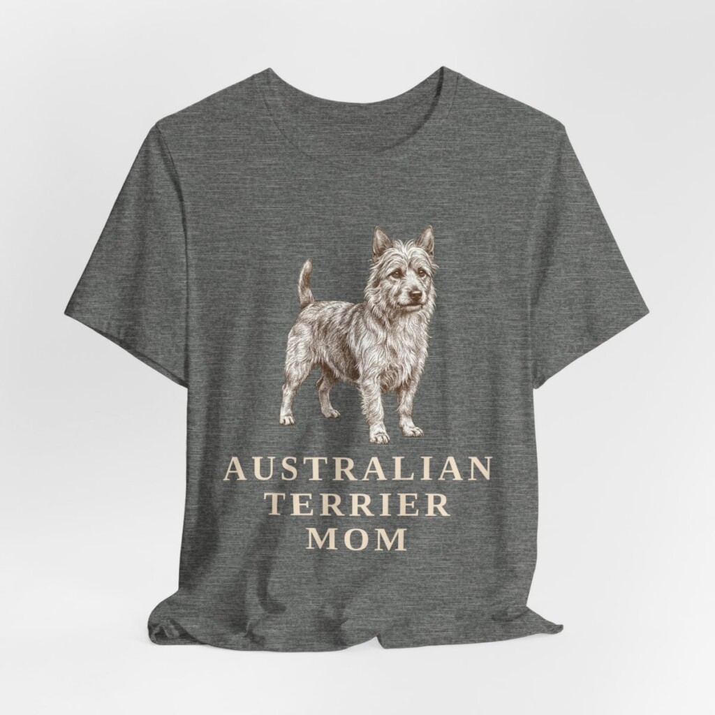 Australian Terrier Mom Shirt, Vintage Dog Sketch Tee, Dog Mom Gift Australian Terrier Mom Shirt, Vintage Dog Sketch Tee, Dog Mom Gift