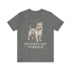 Australian Terrier Lover Shirt, Vintage Dog Sketch Tee, Dog Lover Gift