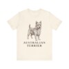 Australian Terrier Lover Shirt, Vintage Dog Sketch Tee, Dog Lover Gift