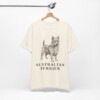 Australian Terrier Lover Shirt, Vintage Dog Sketch Tee, Dog Lover Gift