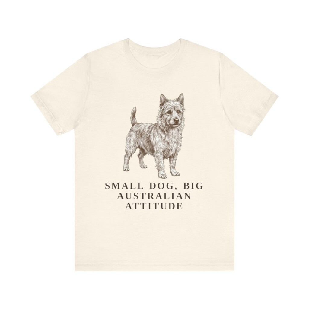 Australian Terrier Humor Shirt, Vintage Dog Sketch Tee, Dog Humor Gift