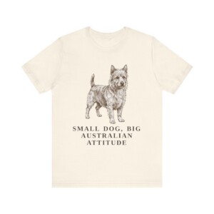 Australian Terrier Humor Shirt, Vintage Dog Sketch Tee, Dog Humor Gift